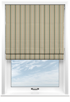 The British Stripe Co. Charles, Chilterns No.1 - Roman Blind